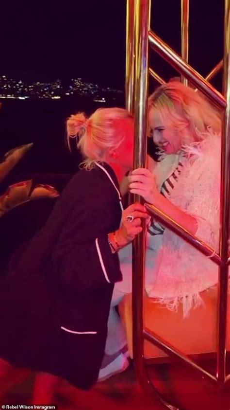 Friday July AM Rebel Wilson Giggles As She Shares Tender Moment With Girlfriend