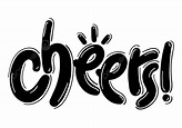 Cheers Word Vector, Cheers, Word, Text PNG and Vector with Transparent ...