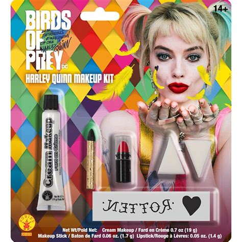 Harley Quinn Makeup Kit Birds Of Prey Party Expert