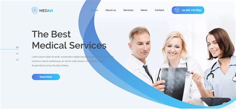 Free Html Medical Website Templates Printable Templates