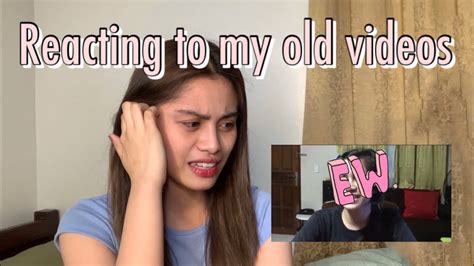 Reacting To My Old Videos Anne Tenorio Youtube