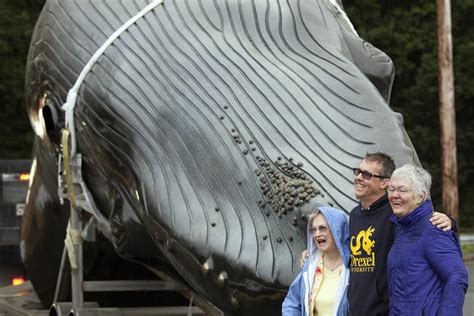 Whale Sculpture Arrives In Juneau Fins To Come Tuesday Alaska Public