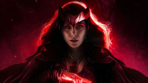 Scarlet Witch Neon Wallpapers Wallpaper Cave