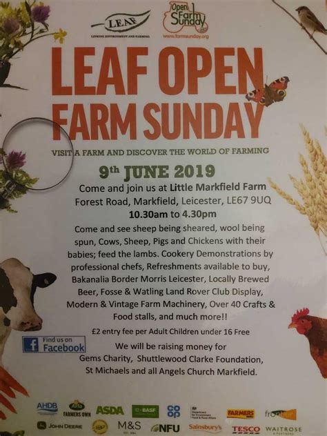 Easter, also called pascha (aramaic, greek, latin) or resurrection sunday, is a christian festival and holiday commemorating the resurrection of jesus from the dead. LEAF Open Farm Sunday Markfield - HFM