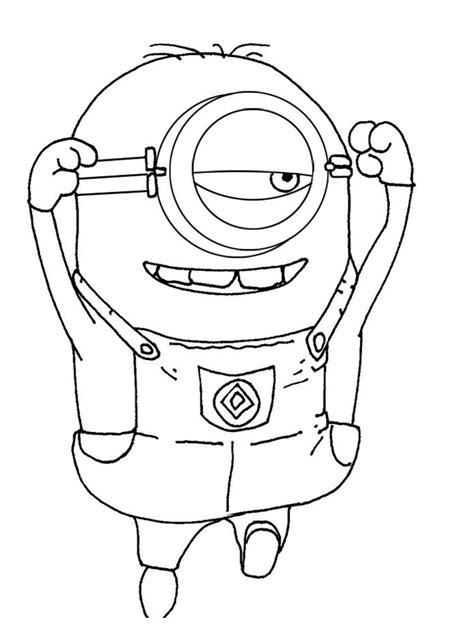 Despicable Me 2 Minions Coloring Pages Printable For Kids