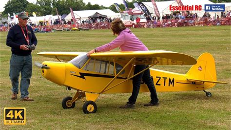 Huge Xxl Piper J 3 Cub Radio Controlled American Light Aircraft Youtube