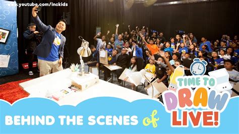 Behind The Scenes Of Time To Draw Live Youtube