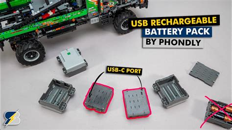 Usb Rechargeable Battery Solution For The Lego Technic Hub By Phondly