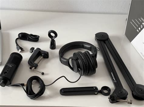 Audio Technica Content Creator Pack Audio Headphones Headsets On