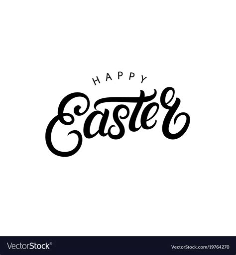 We all learn about easter from our loved ones — our parents or grandparents. Happy Easter Writing : Happy Easter Calligraphy ...