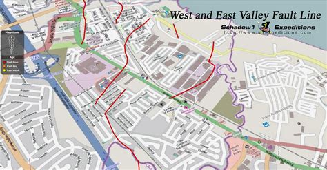 Interactive Map For The West And East Valley Fault Line On Rizal Metro