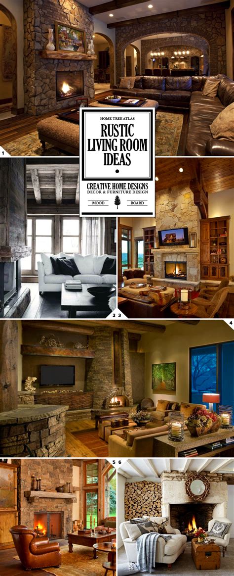 Rustic Living Room Ideas Decor And Furniture Designs