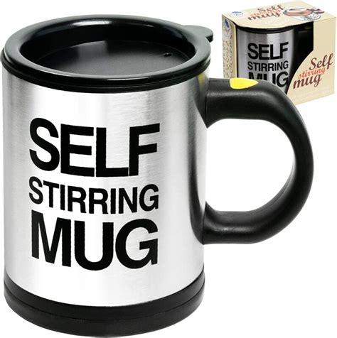 Self Stirring Coffee Mug Cup Electric Stainless Steel Automatic Self