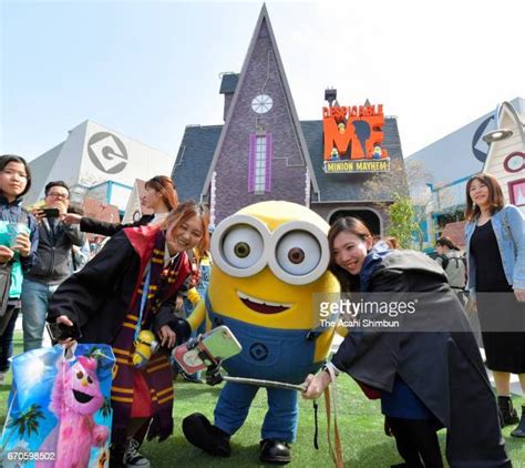 New Attraction Minion Park Opening Ceremony At Universal Studios Japan