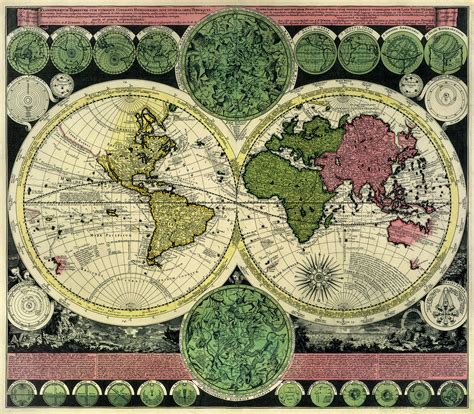 Antique World Map 1700 Where Would Conservative Republicans Be