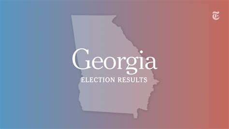 Georgia Secretary Of State Election Results The New York Times