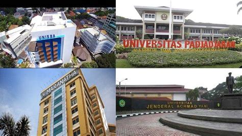 Tribun Wiki 15 Perguruan Tinggi Di Bandung Yang Punya Program