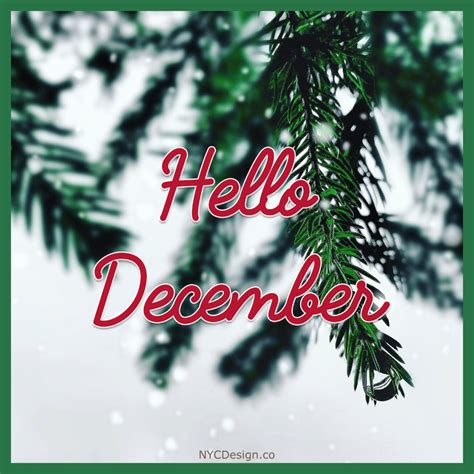 Hello December Images For Instagram And Facebook