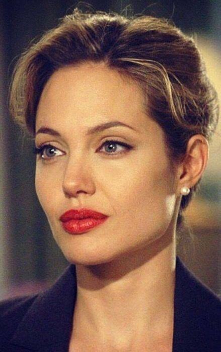 Angelina Jolie Red Lipstick Brad And Angelina Angelina Jolie Photos