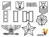 Coloring Guard Coast Pages Army Military Rank Insignia Noble Yescoloring Emblems Uniform Soldier Female Soldiers Popular sketch template