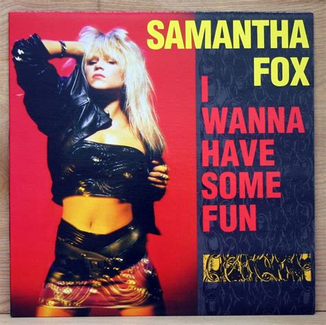 1988 jive records samantha fox album i wanna have some fun super clean ep ex ebay