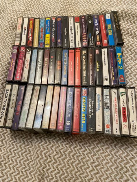 cassette tapes various prices various artists collections compilations dance pop rock soul rnb