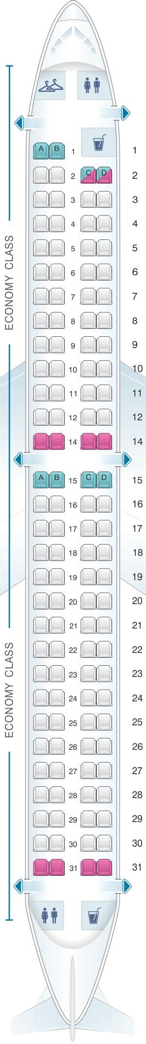Embraer 195 E2 Seat Map