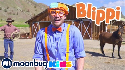 Blippi Iftli I Ziyaret Ediyor Blippi Izgi Filmler Moonbug