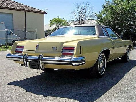 73 Pontiac Grand Prix Rear View Gold Caredited By Markpotter2000