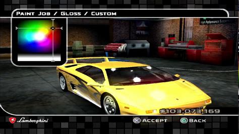 Midnight Club 3 Pcsx2 Lamborghini Diablo Customization Youtube