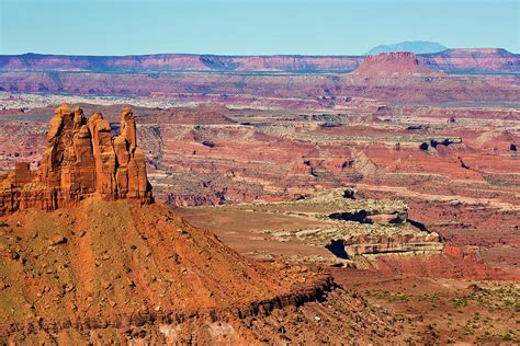 Grand View Point Overlook Canyonlands National Park Utah Southwest