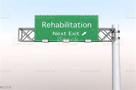Highway Sign Rehabilitation Stock Photo Download Image Now
