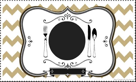 These bright and pretty 20 free crochet placemats pattern are just perfect for any season and any time of the year! Free Printable Child's Chalkboard Placemat {November ...