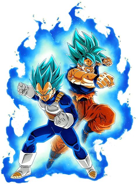Goku And Vegeta Poster For Sale By Ahmedtaki Redbubble