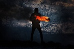 Man With Fire, HD Photography, 4k Wallpapers, Images, Backgrounds ...