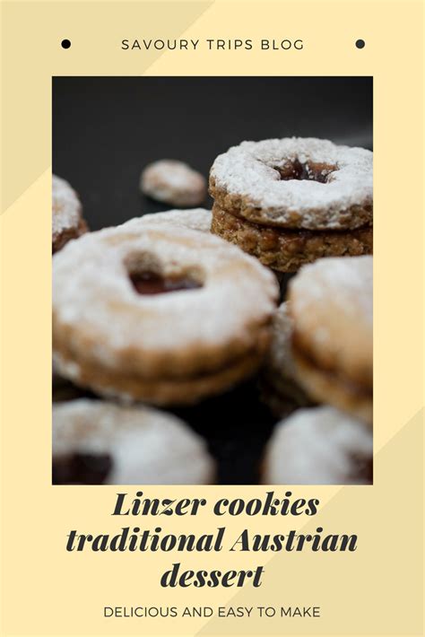 They remind me of the winter because of cinnamon and sugar powder. Linzer cookies traditional Austrian cookies made using original recipe | Savoury Trips