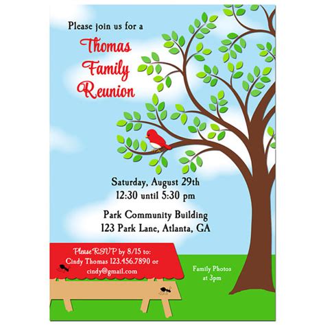 Family reunion 10 templates easy to customize download how to create a family reunion flyer creating family reunion flyers is a very easy process organize family reunions as regular or annual events to keep in touch with all members of the family 3 free family reunion flyer templates if you're. Family Reunion Picnic BBQ Park Invitation Printable or