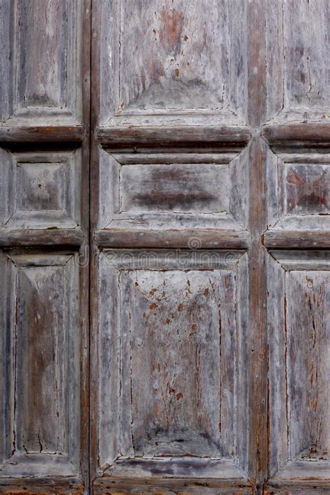 Ancient Wooden Massive Door Stock Image Image Of Crust Massive