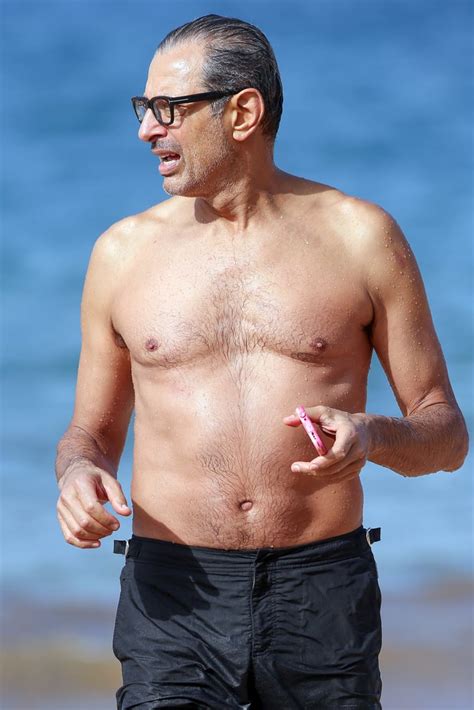 Jeff Goldblum Shirtless In Hawaii Pictures December Popsugar