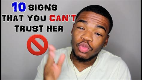 Signs That You Can T Trust Her Youtube
