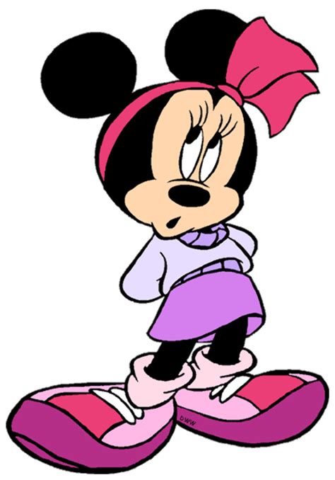Download High Quality Minnie Mouse Clipart Purple Transparent Png
