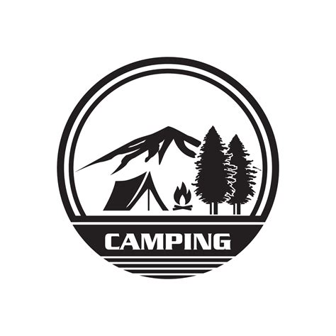 camping logo adventure logo vector 5371433 vector art at vecteezy