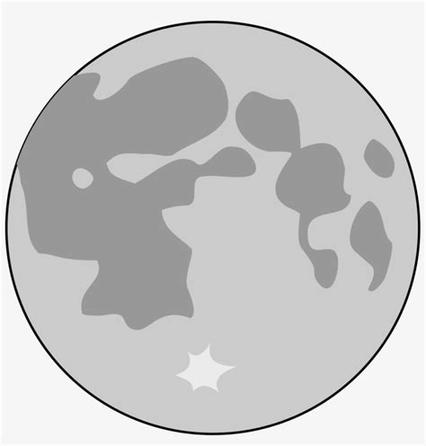 Moon Drawing Png Black And White Moon Vector Free Transparent Png
