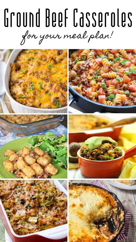 Looking for the best ground beef recipes? 22 Easy Ground Beef Casserole Recipes for Budget Friendly ...
