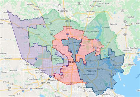 Map See Where The New Harris County Commissioner Precincts Will Be