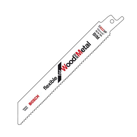 Bosch S922vf Bim Multi Purpose Reciprocating Saw Blades X5 2608656017