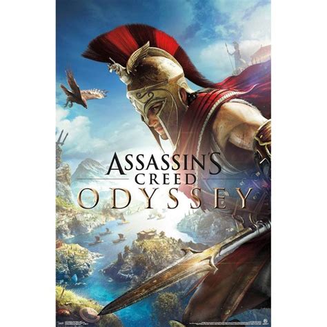 34x23 Assassins Creed Odyssey Fight Unframed Wall Poster Print