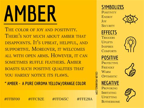 Amber Color Jelentése A Szín Amber Szimbolizálja öröm és Pozitivitás