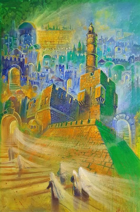 Sabbath In Jerusalem Painting By Alex Levin Saatchi Art