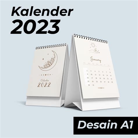 Jual Kalender Meja 2023 Aesthetic Abtrak Unik Shopee Indonesia